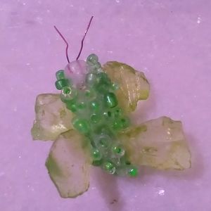 Glass butterfly pendant